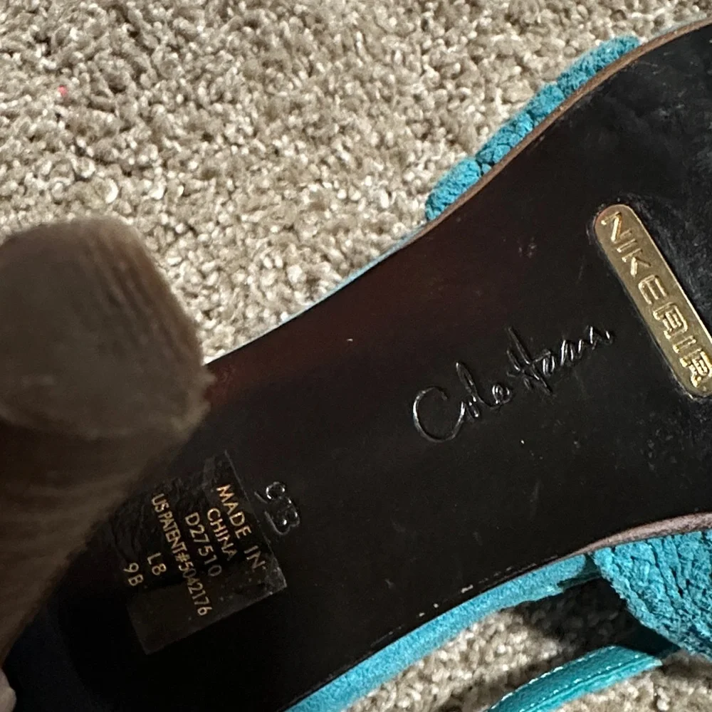 Cole Haan Nike Air Teal Strappy Sandals